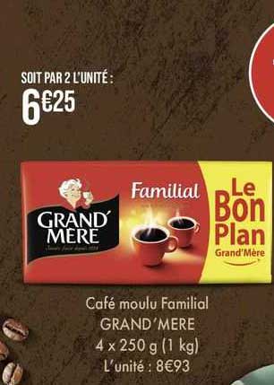 café moulu familial grand'mere