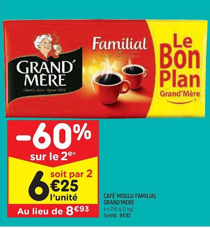 café moulu familial grand'mère