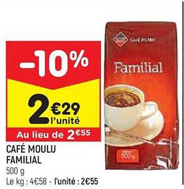 Café Moulu Familial