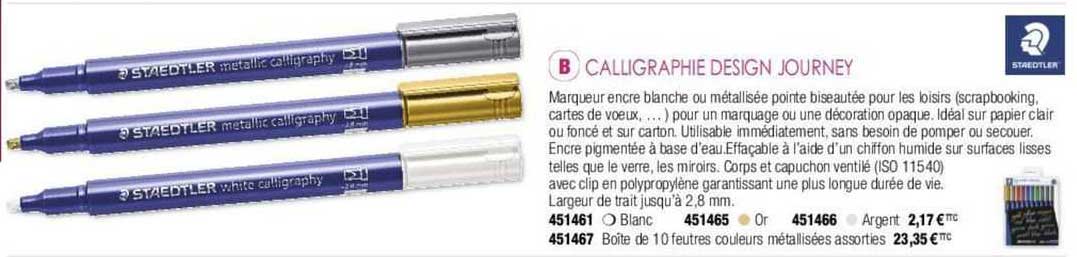 calligraphie design journey staedtler