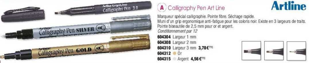 calligraphy pen art line