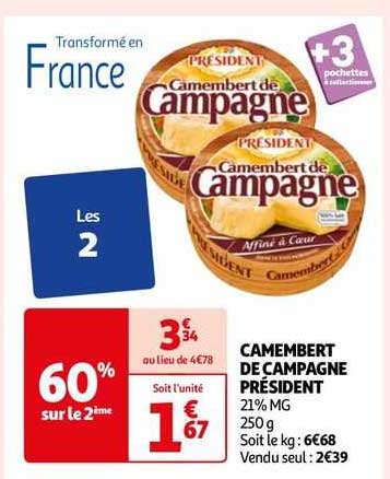 Camembert De Campagne Président