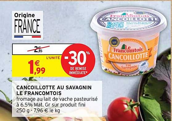 Cancoillotte Au Savagnin Le Francomtois