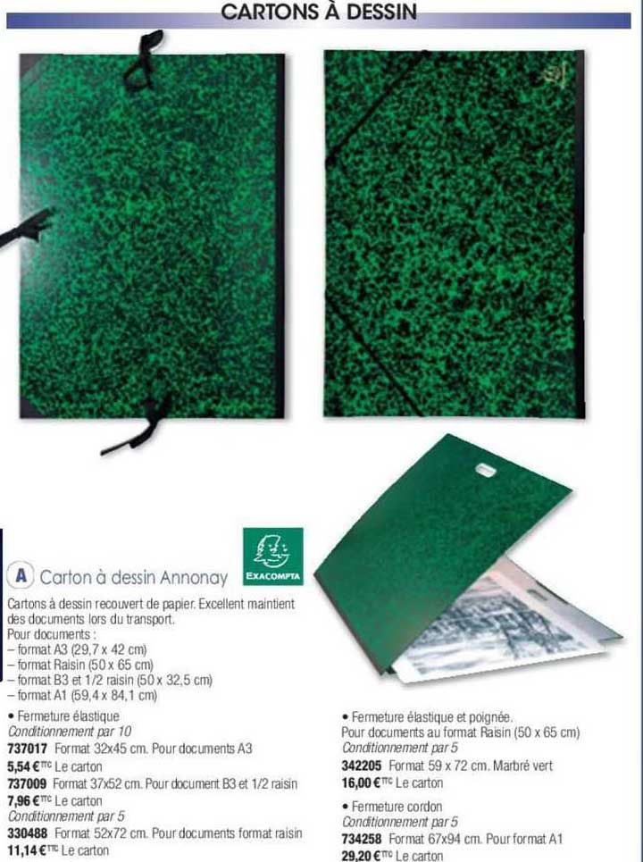 Carton à Dessin Annonay