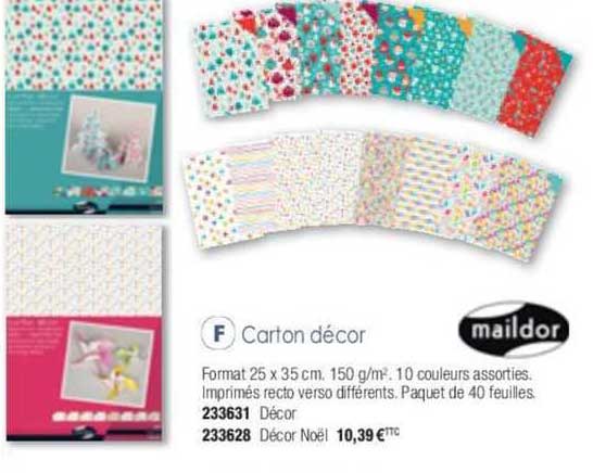 Carton Décor Maildor