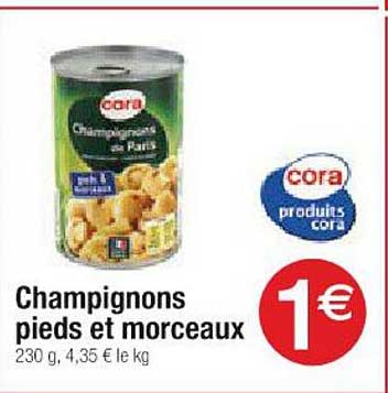 Champignons Pieds Et Morceaux