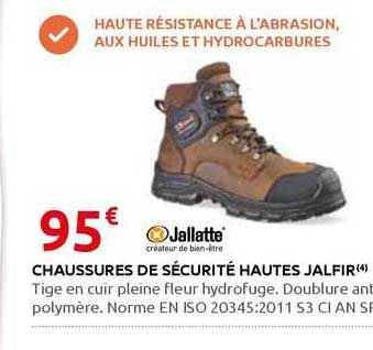 chaussures de sécurité hautes jalfir