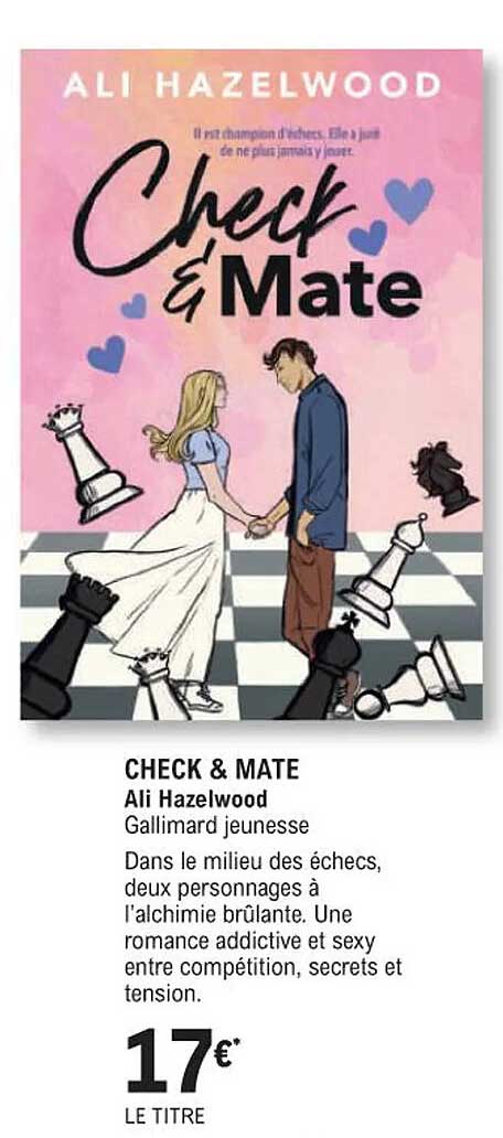 Check & Mate Ali Hazelwood Gallimard Jeunesse
