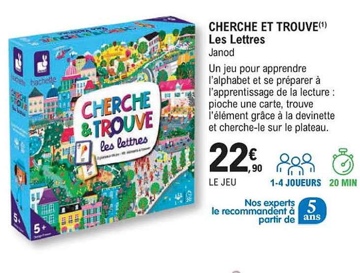 cherche et trouve les lettres