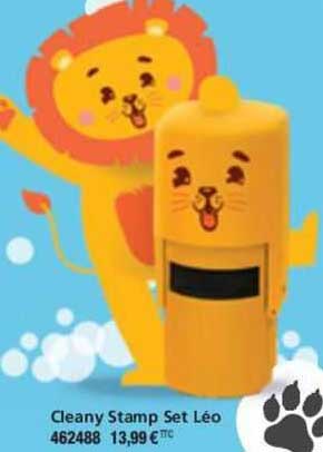 cleany stamp set léo