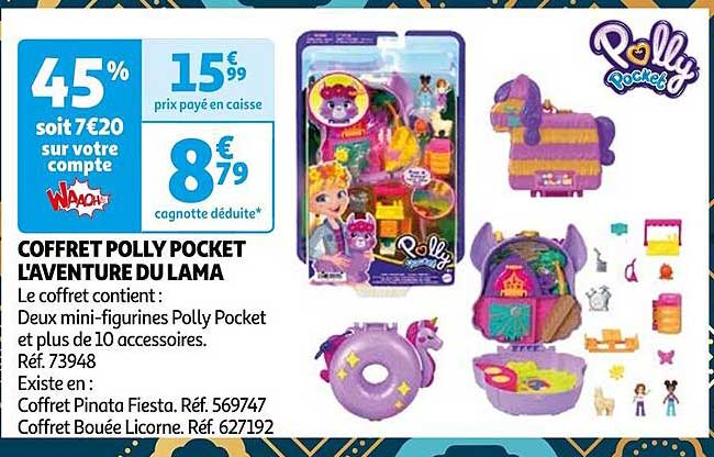 coffret polly pocket l'aventure du lama