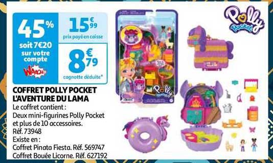 coffret polly pocket l'aventure du lama