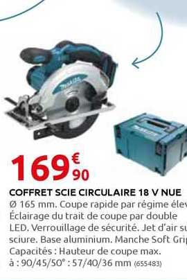 coffret scie circulaire 18 v nue