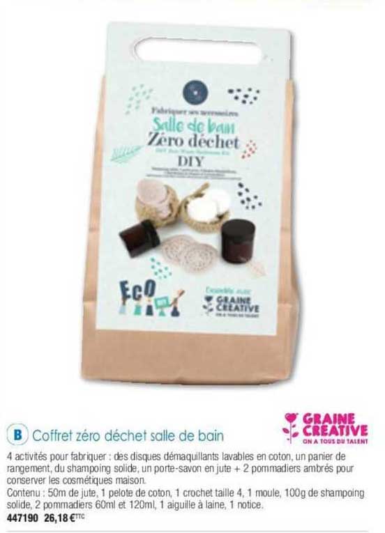 coffret zéro déchet salle de bain graine creative