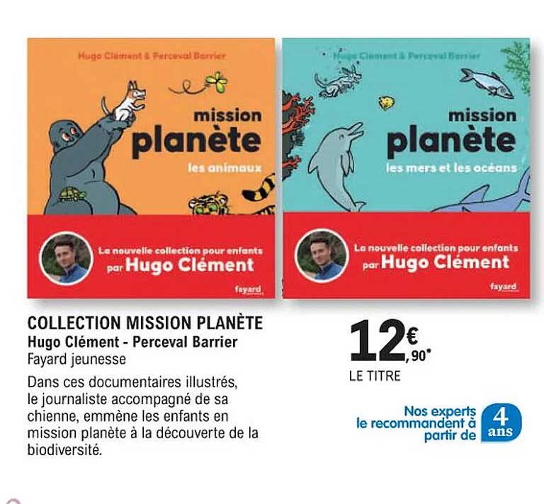 collection mission planète hugo clément - perceval barrier