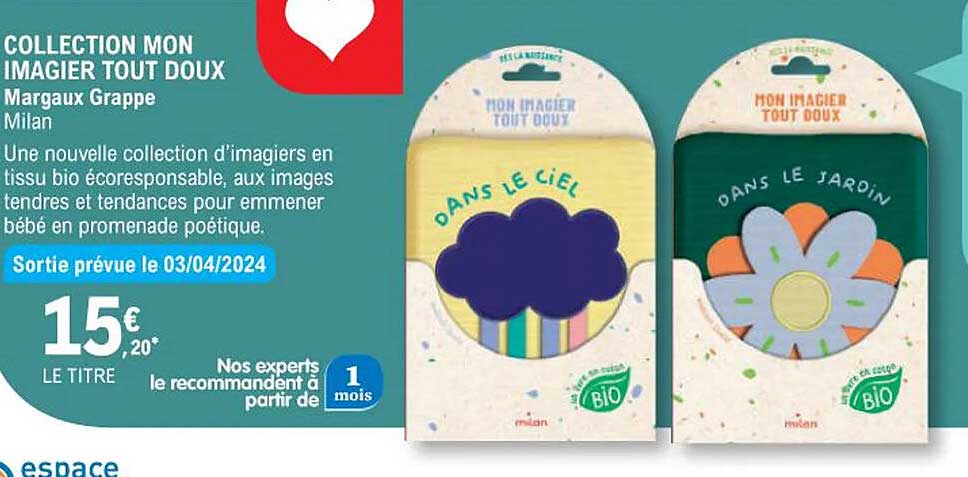 collection mon imagier tout doux - margaux grappe - milan