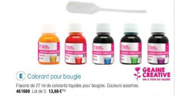 colorant pour bougie