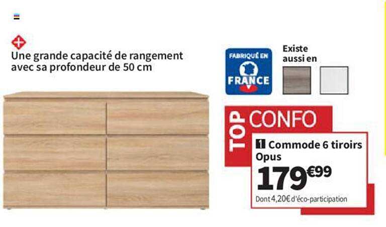 commode 6 tiroirs opus