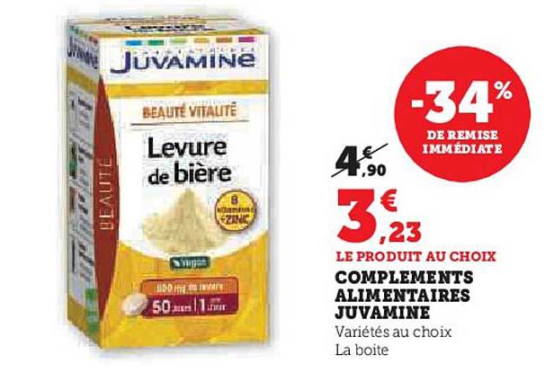 compléments alimentaires juvamine