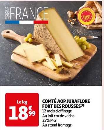 Comté Aop Juraflore Fort Des Rousses
