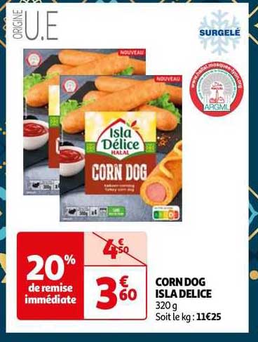 corn dog isla délice