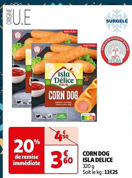 corn dog isla délice