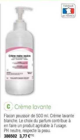 crème lavante