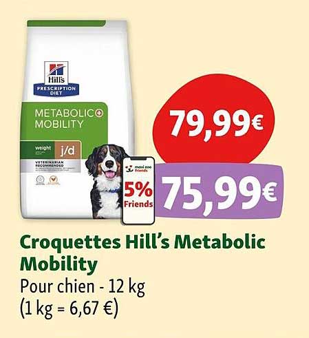 Croquettes Hill's Metabolic Mobility