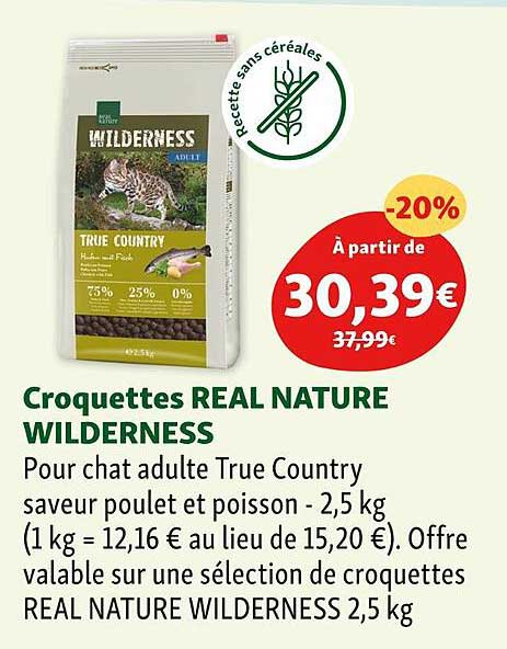 croquettes real nature wilderness