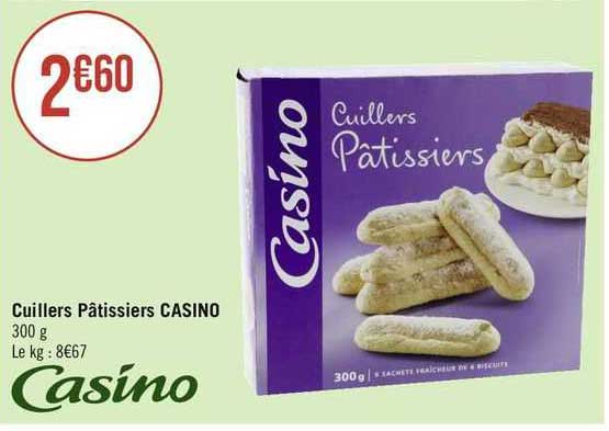 cuillers pâtissiers casino