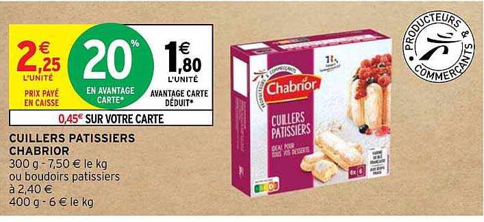 cuillers patissiers chabrior