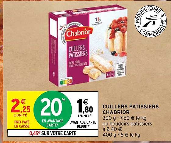 cuillers patissiers chabrior