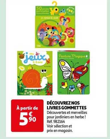 découvrez nos livres gommettes