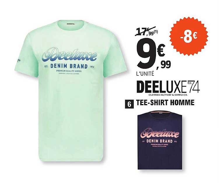 deeluxe74 tee-shirt homme