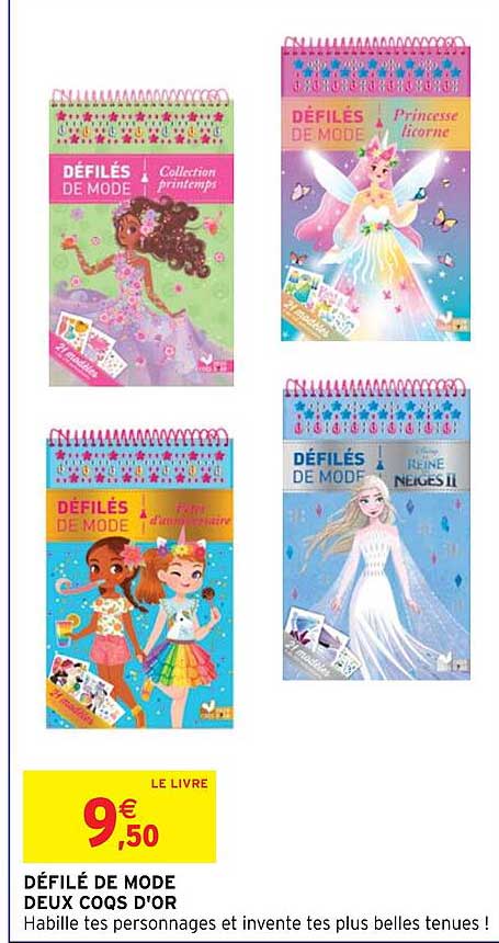 défilé de mode deux coqs d'or