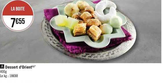 dessert d'orient