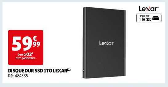 disque dur ssd 1to lexar