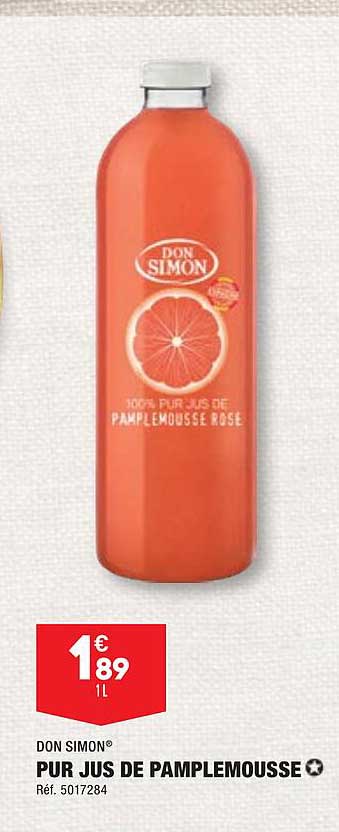 don simon pur jus de pamplemousse
