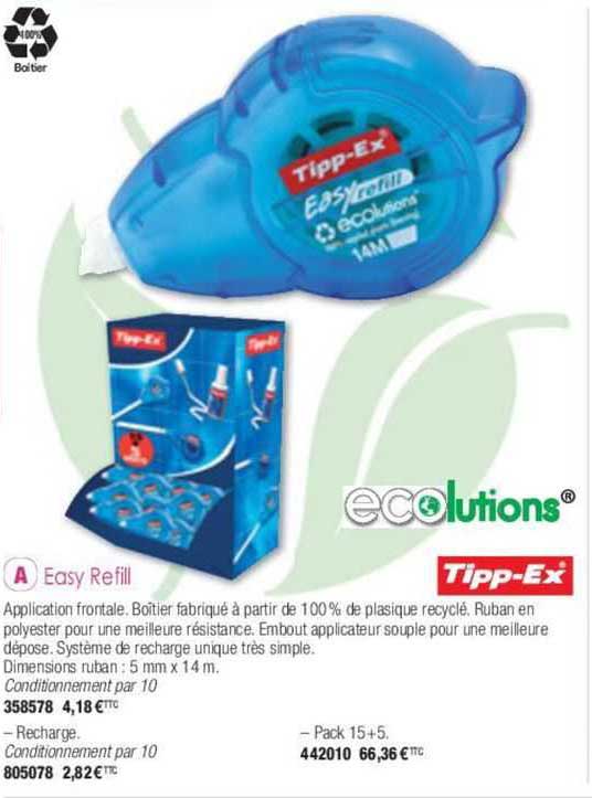 easy refill ecolutions tipp-ex