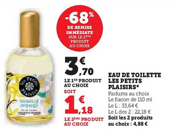 eau de toilette les petits plaisirs