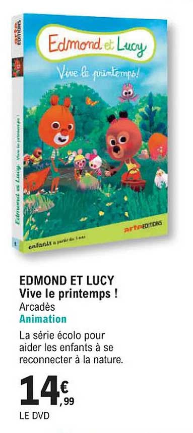 edmond et lucy - vive le printemps ! arcadés