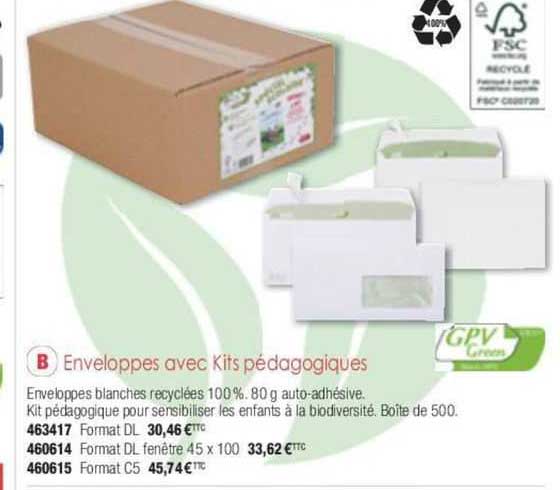 Enveloppes Avek Kits Pédagogiques