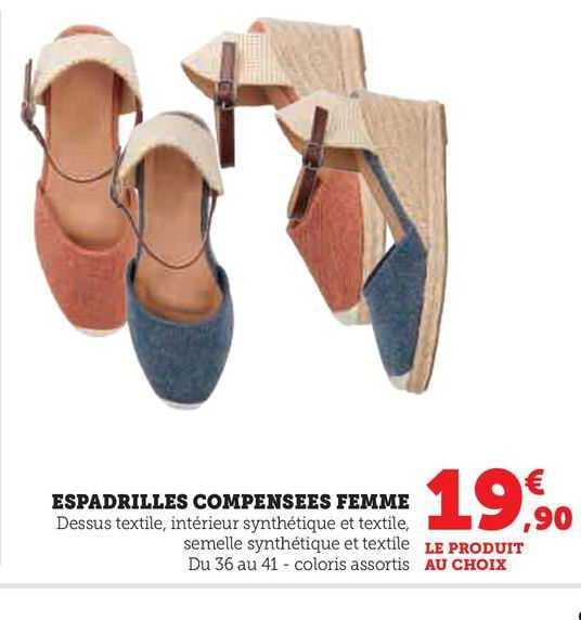 Espadrilles Compensees Femme