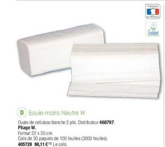 essuie-mains neutre w