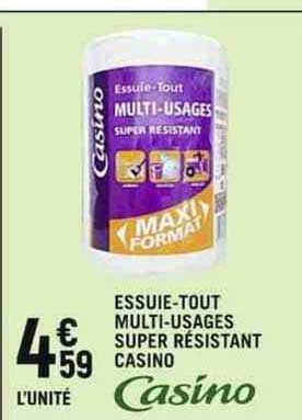 essuie-tout multi-usages super résistant casino