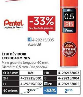 étui dévidoir eco de 40 mines