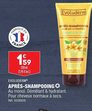 evoluderm après-shampooing