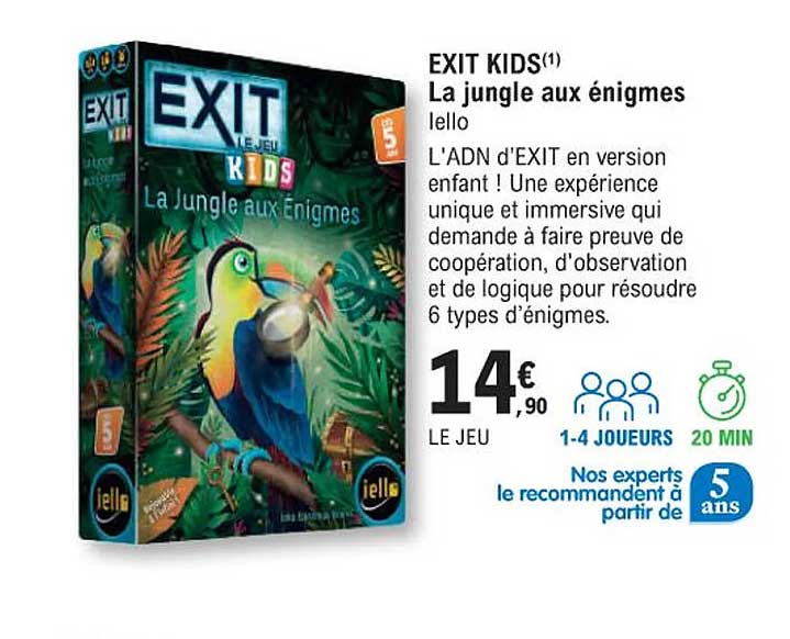 exit kids la jungle aux énigmes