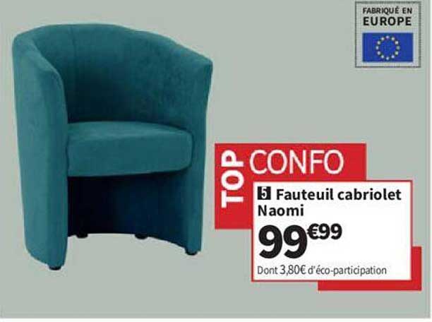 fauteuil cabriolet naomi