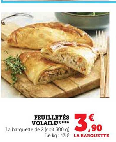 Feuilletés Volaile